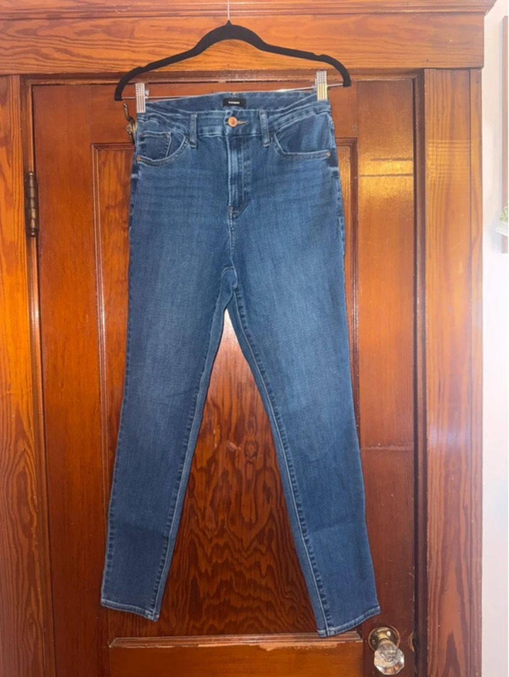 Express FlexX Hyper Stretch High Rise Skinny Jeans Women’s Medium 6/8/10 Dark
